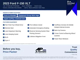 Ford F-150 2023 4x4 XLT 4dr SuperCrew 5.5 ft. SB