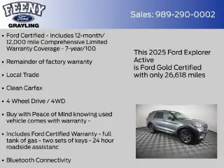 Ford Explorer 2025 AWD Active 4dr SUV