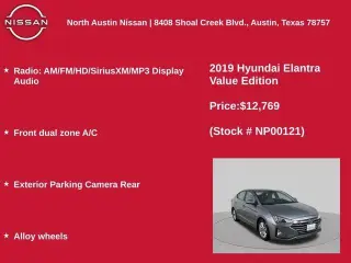 Hyundai ELANTRA 2019 SE 4dr Sedan 6M