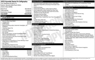 Hyundai SANTA FE 2023 Calligraphy 4dr Crossover