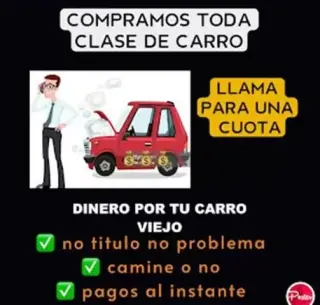 EFECTIVO POR SU CARRO JUNK