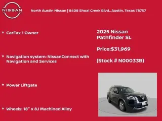 Nissan Pathfinder 2025 SL 4 SUV