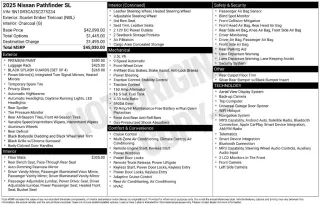 Nissan Pathfinder 2025 SL 4dr SUV