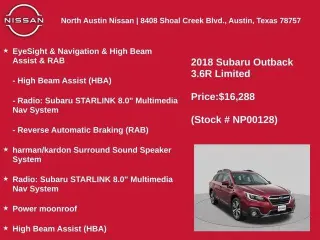 Subaru Outback 2018 AWD 3.6R Limited 4dr Wagon