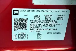 GMC Sierra 1500 2021 4x4 SLT 4p. Cabina de Tripulación 5.8 ft. SB
