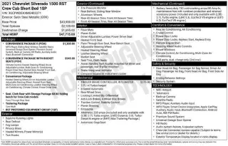 Chevrolet Silverado 1500 2021 4x2 RST 4dr Cab de Tripulación de 5.8 ft. SB