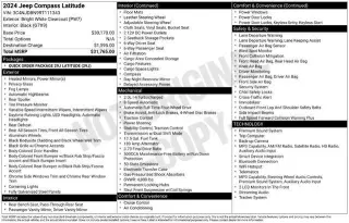 Jeep Compass 2024 4x4 Latitude 4dr SUV