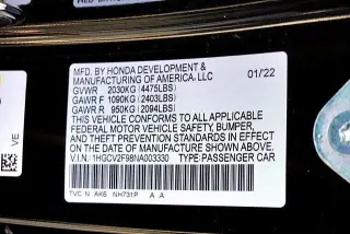 Honda Accord 2022 Touring 4dr Sedán