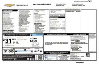 2026 Chevrolet TrailBlazer