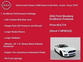 Ford Mustang 2016 EcoBoost 2d Fastback