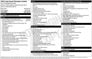 Jeep Grand Cherokee 2025 4x2 Limited 4dr SUV