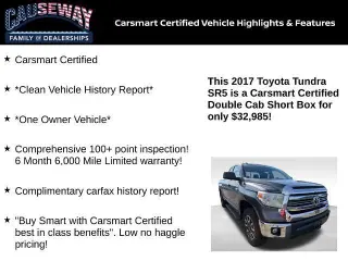Toyota Tundra 2017 4x4 TRD Pro 4dr Double Cab Pickup SB (5.7L V8)