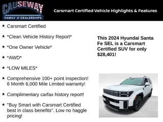 Hyundai SANTA FE 2024 AWD SEL 4dr SUV