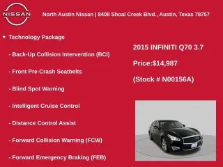 INFINITI Q70 2015 3.7 4dr Sedán