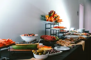 Event space for parties with a lake view!