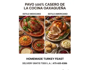 100 % COCINA OAXAQUEÑA 🦃🦃🍗COMPRE SU PAVO 🍗