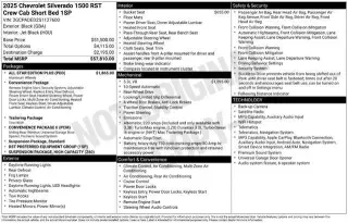 Chevrolet Silverado 1500 2025 4x2 RST 4dr Crew Cab 5.8 ft. SB