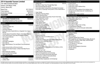 Hyundai TUCSON 2014 AWD Limited 4dr SUV