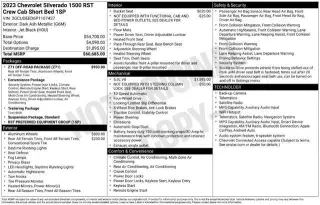 Chevrolet Silverado 1500 2023 4x4 RST 4dr Crew Cab 5.8 ft. SB