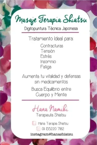 Shiatsu terapia masaje digitop