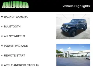 Jeep Wrangler Unlimited 2022 4x4 Sahara SUV de 4 puertas