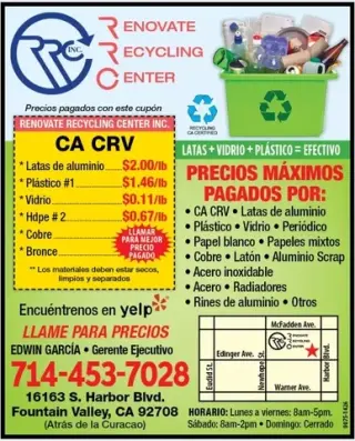 RENOVATE RECYCLING CENTER