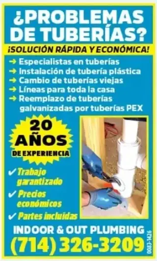 ¿PROBLEMAS CON TUBERIAS?
