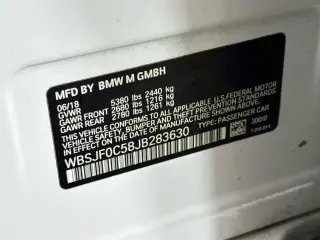 BMW M5 2018 AWD 4dr Sedán