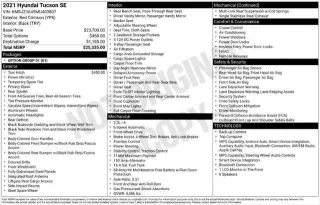 Hyundai TUCSON 2021 SE SUV 4dr