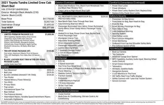 Toyota Tundra 2021 4x4 Limited 4dr CrewMax Cab Pickup SB
