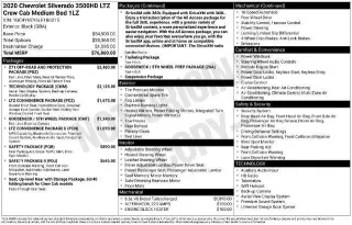 Chevrolet Silverado 3500HD 2020 4x4 LTZ 4dr Crew Cab SB SRW
