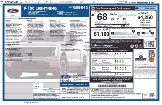 Ford F-150 Lightning 2024 AWD XLT 4dr SuperCrew 5.5 ft. SB