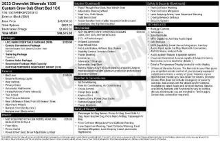 Chevrolet Silverado 1500 2023 4x2 Custom 4dr Crew Cab 5.8 ft. SB