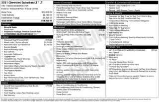 Chevrolet Suburban 2021 4x2 LT 4dr SUV