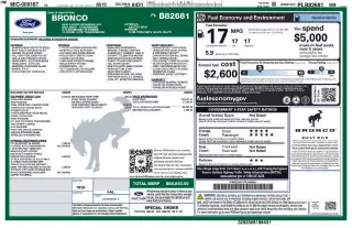 Ford Bronco 2023 4x4 Base Advanced 4dr SUV