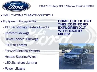 Ford Explorer 2019 XLT 4dr SUV