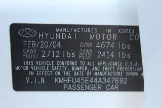 2004 Hyundai XG350