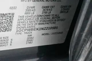 Chevrolet Silverado 1500 Limited 2022 4x2 Custom 4dr Crew Cab 5.8 ft. SB