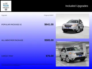 Subaru Forester 2014 AWD 2.5i Premium 4dr Wagon CVT