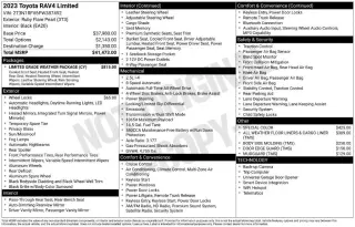 Toyota RAV4 2023 AWD Limited 4dr SUV