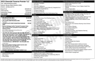 Chevrolet Traverse 2023 4x4 Premier 4dr SUV
