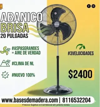 Ventilador de Pedestal 20"