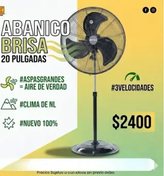 Ventilador de Pedestal 20"