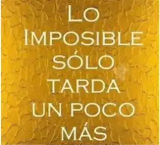LO IMPOSIBLE TARDA un POCO MAS