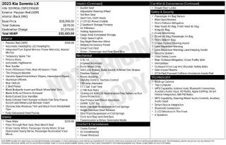 Kia Sorento 2023 LX 4dr SUV