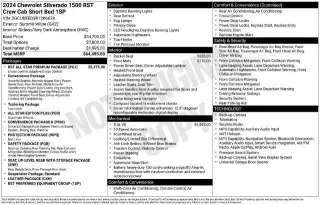 Chevrolet Silverado 1500 2024 4x4 RST 4dr Crew Cab 5.8 ft. SB