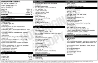 Hyundai TUCSON 2024 AWD SE 4dr SUV