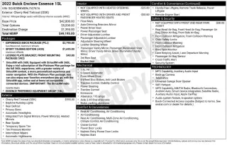Buick Enclave 2022 Essence 4dr Crossover