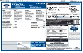 Ford Explorer 2026 Platinum 4dr SUV