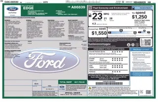 Ford Edge 2022 AWD Titanium 4puertas Crossover
